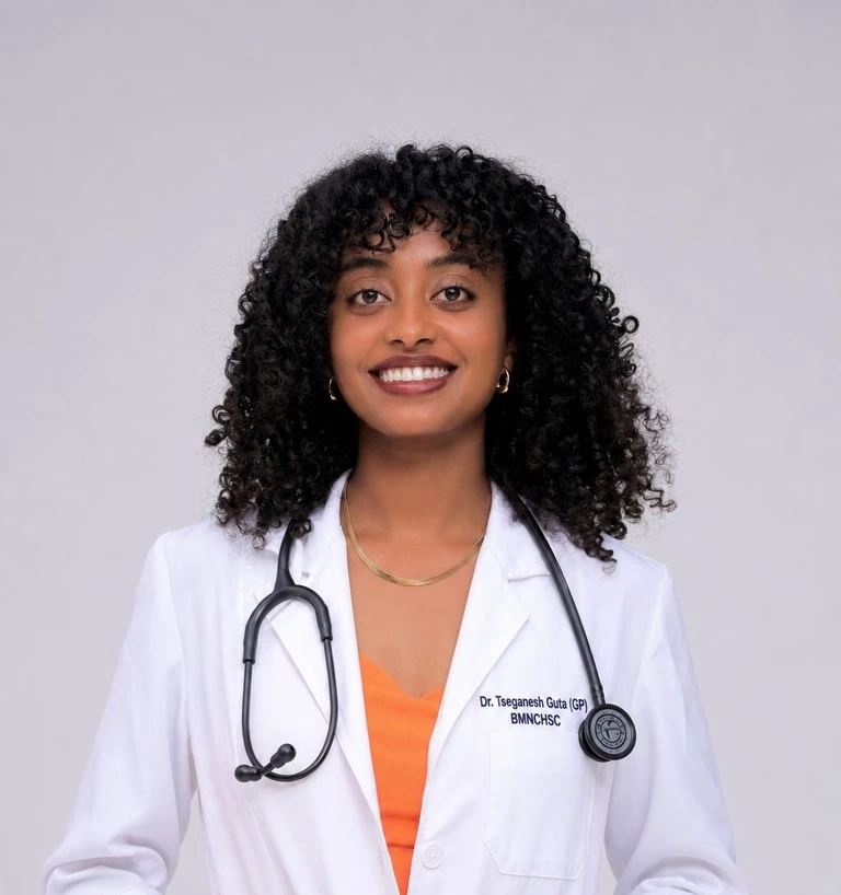 Doctor with patient